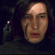 Adam Driver as Kylo Ren.